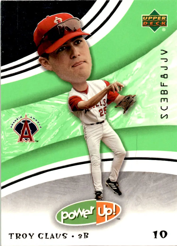 2004 Upper Deck Power Up Anaheim Angels Baseball Card #8 Troy Glaus - Baseball Card Single
