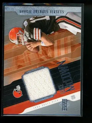 2004 Upper Deck Rookie Futures Jerseys Luke McCown #RF-LM Jersey Patch Football - Sports Memorabilia