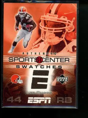 2004 Upper Deck SportsCenter Swatches Lee Suggs #SCS-LS Game Used Jersey - Football Card Single