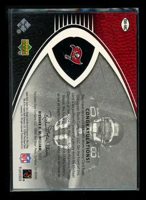 2004 Upper Deck Sweet Spot Michael Clayton #SW-MC Jersey Patch Football - Football Card Single