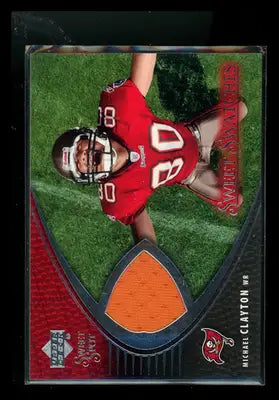 2004 Upper Deck Sweet Spot Michael Clayton #SW-MC Jersey Patch Football - Football Card Single