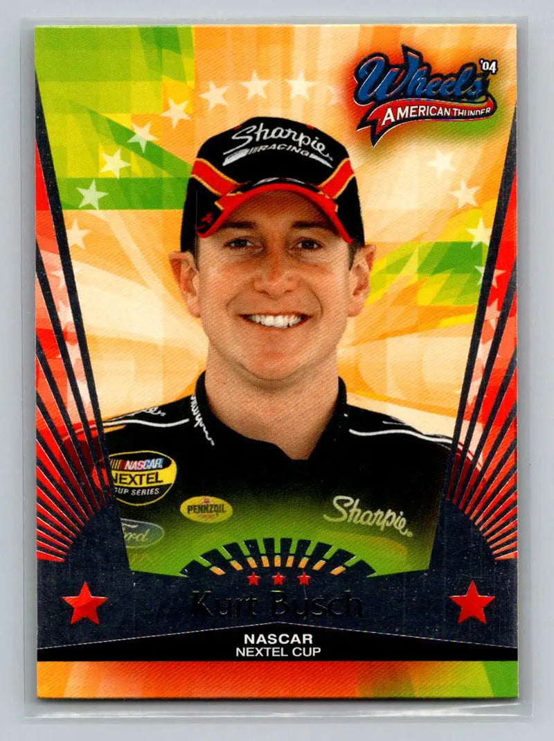 2004 Wheels American Thunder #2 Kurt Busch Roush Racing - Racing Card Single