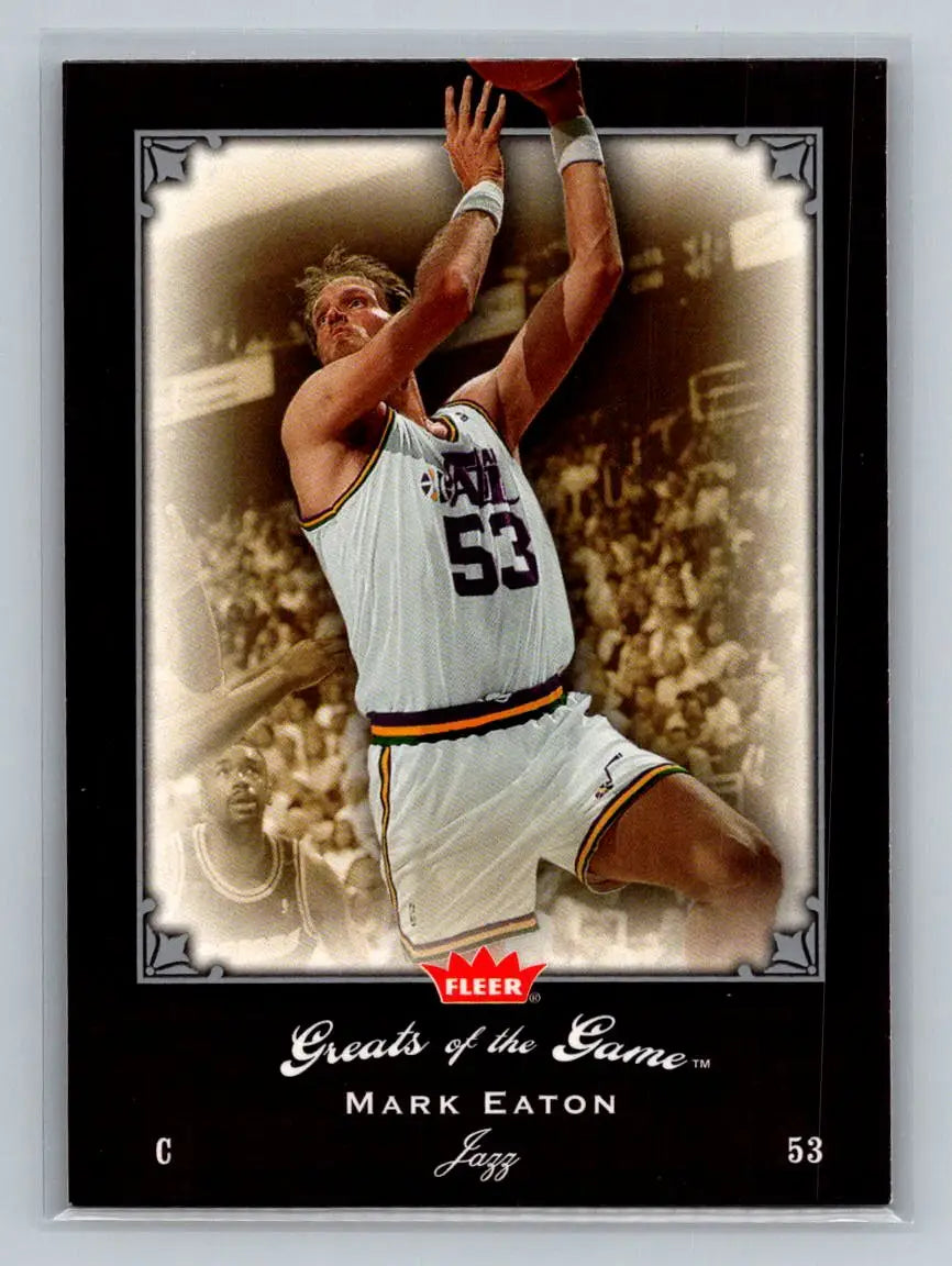 2005-06 Fleer Greats of the Game #57 Mark Eaton Utah Jazz - Basketball Card Single