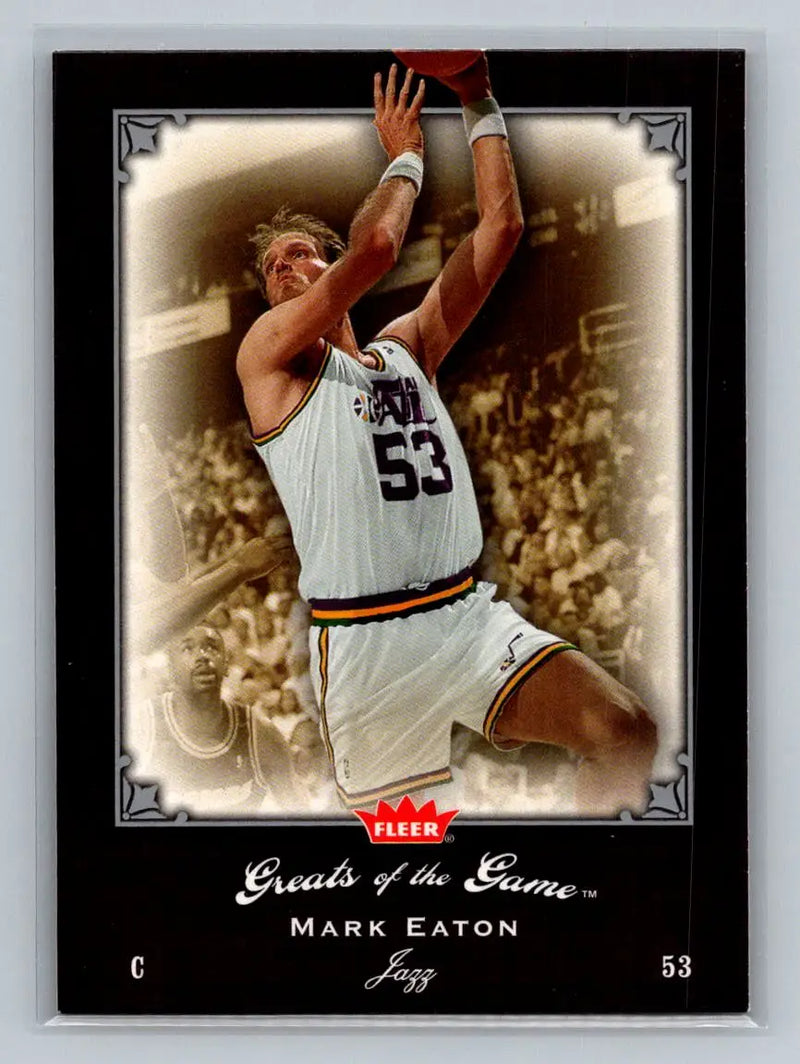 2005-06 Fleer Greats of the Game #57 Mark Eaton Utah Jazz - Basketball Card Single