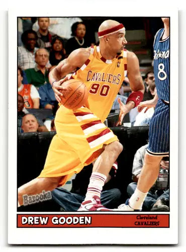 Original gloss Drew Gooden basketball card from Topps Bazooka 2005-06 Cavaliersset