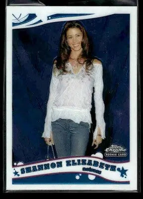 2005-06 Topps Chrome Shannon Elizabeth #218 RC American Pie