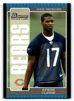2005 Bowman #139 Airese Currie - Football Card Single