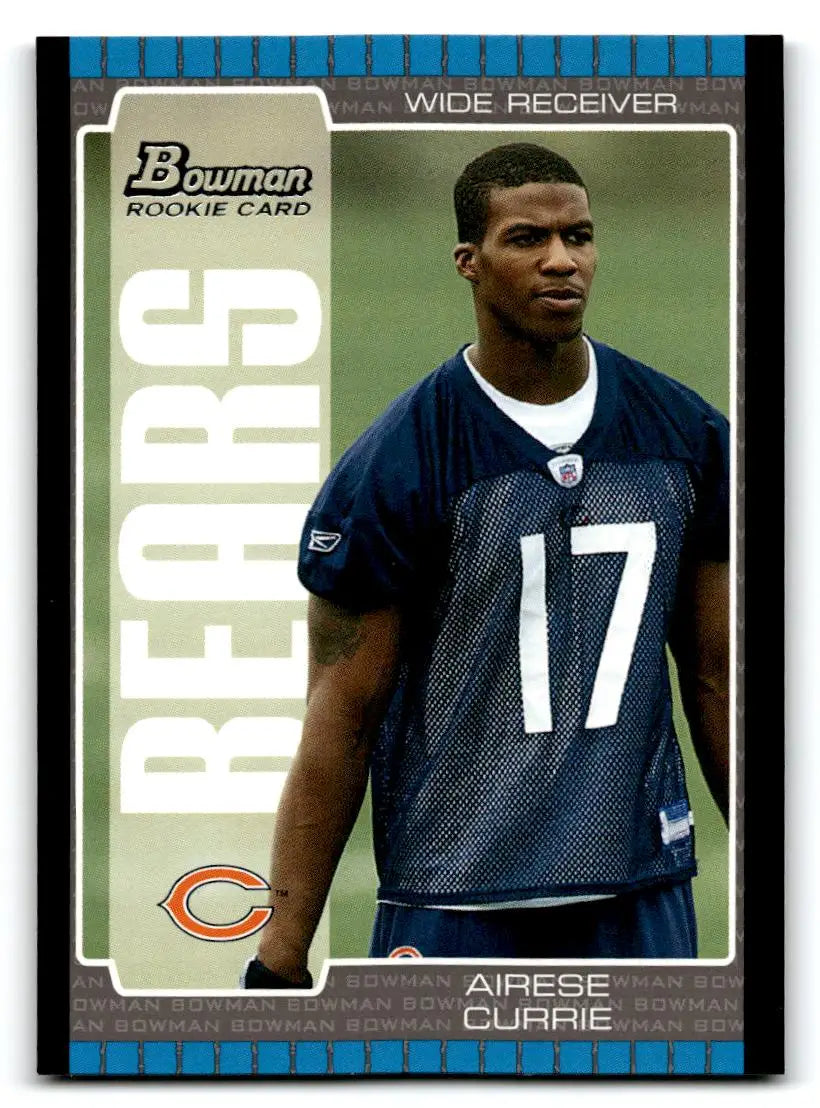 2005 Bowman #139 Airese Currie - Football Card Single