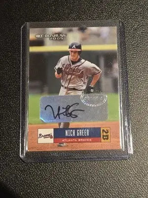 2005 Donruss #101 Nick Green Autographs - Baseball Card Single
