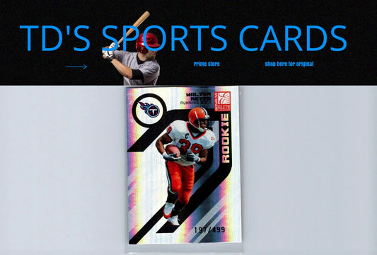 Walter Reyes rookie trading card from 2005 Donruss Elite #200 numbered 499