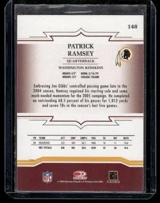 2005 Donruss Throwback Threads Patrick Ramsey #148 Football - Football Card Single