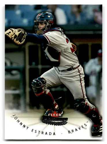2005 Fleer Platinum #55 Johnny Estrada NM-MT Braves ID:70879 - Baseball Card Single