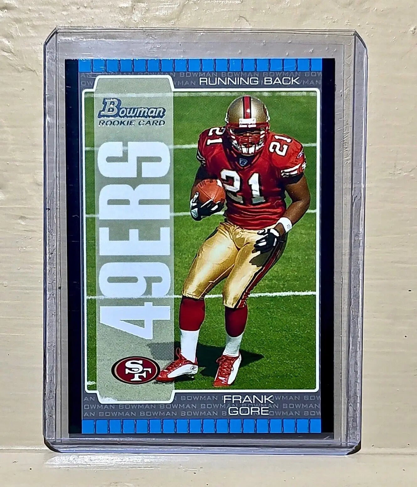 2005 Frank Gore Topps Bowman #130 NFL Rookie Trading Card 49ers - Football Card Single