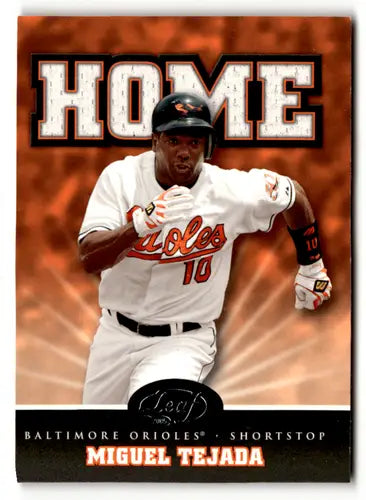 2005 Leaf Home/Road #11H Miguel Tejada NM Near Mint Orioles ID:64302 - Baseball Card Single