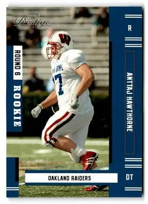 2005 Playoff Prestige #223 Anttaj Hawthorne - Football Card Single