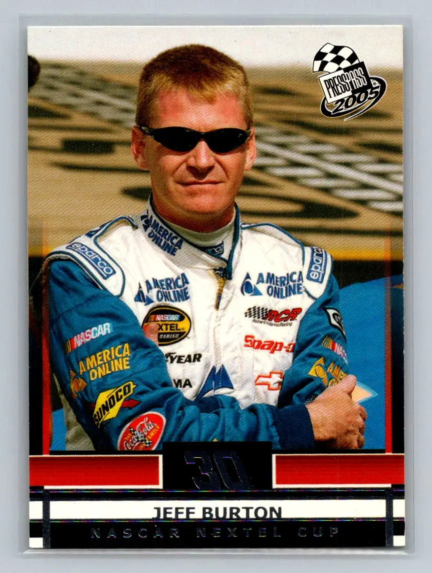 2005 Press Pass #22 Jeff Burton Richard Childress Racing - Racing Card Single