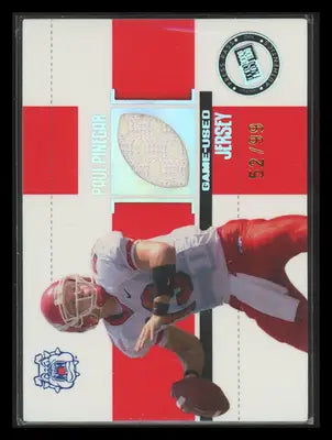 2005 Press Pass Game-Used Jersey Paul Pinegar #JC-PP 52/99 Game-Used Jersey