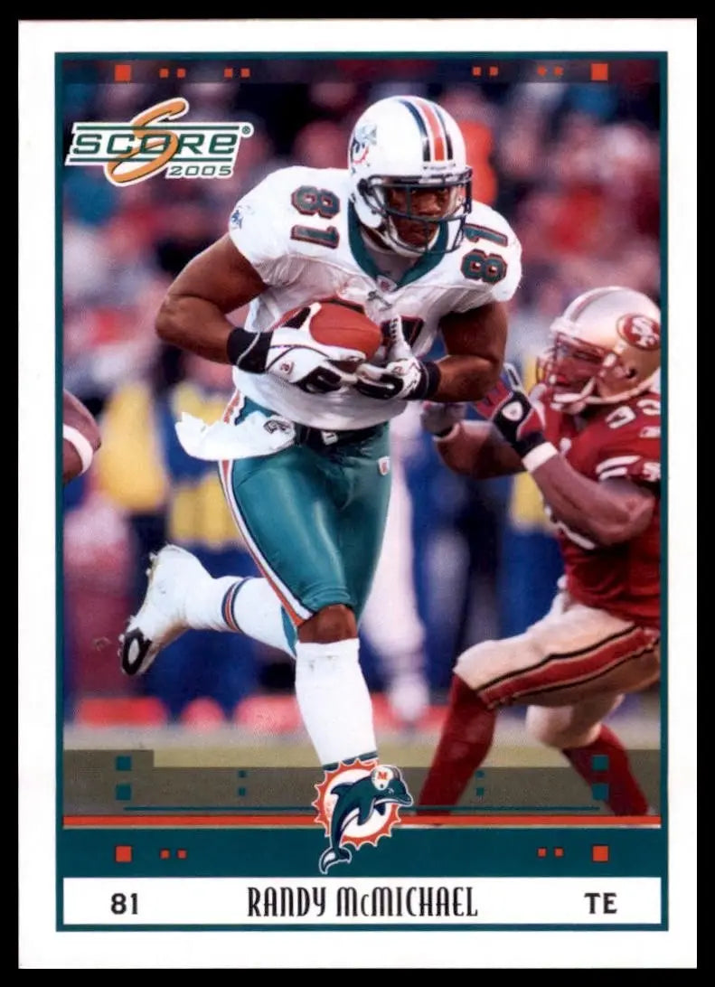 2005 Score Randy McMichael Miami Dolphins football card NFL sports collectible