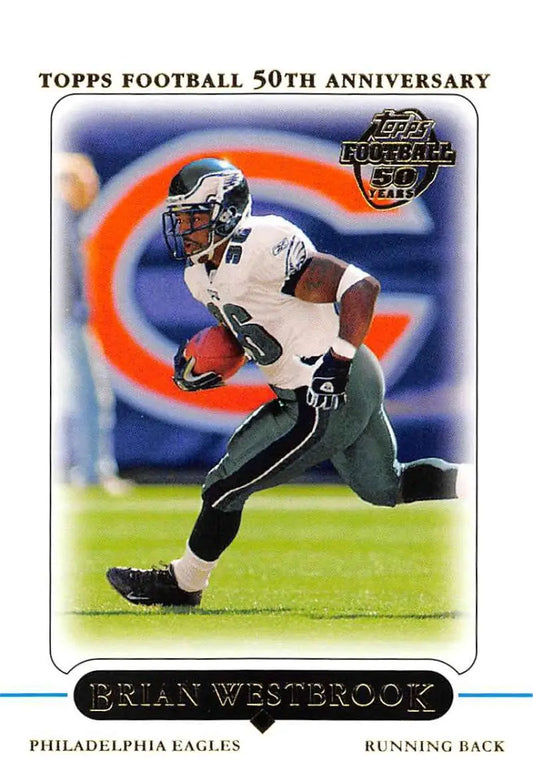 2005 Topps #1 Brian Westbrook NM-MT Philadelphia Eagles Football Card - Football Card Single