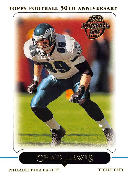 2005 Topps #102 Chad Lewis NM-MT Philadelphia Eagles Football Card - Football Card Single