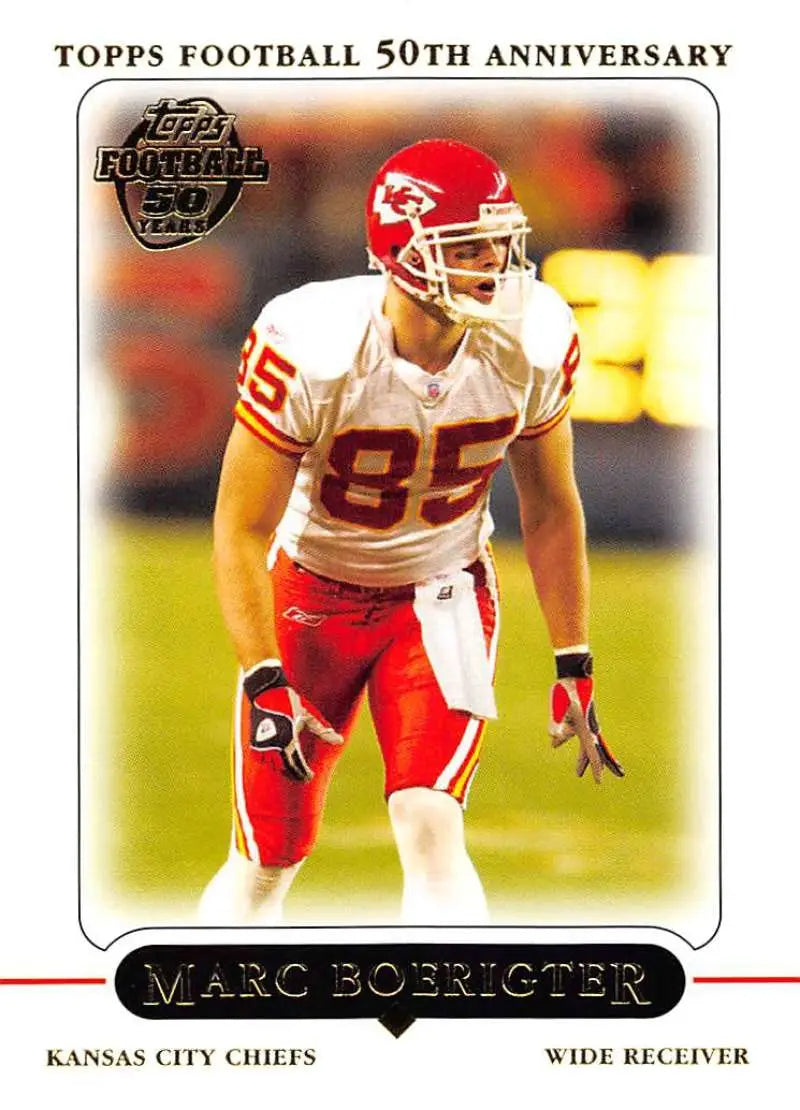 2005 Topps #104 Marc Boerigter NM-MT Kansas City Chiefs Football Card - Football Card Single
