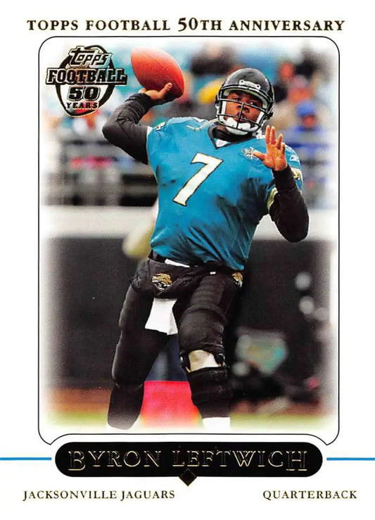 2005 Topps #106 Byron Leftwich NM-MT Jacksonville Jaguars Football Card - Football Card Single