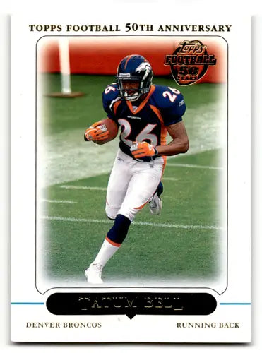 2005 Topps #107 Tatum Bell EX Excellent Broncos ID:53545 - Football Card Single