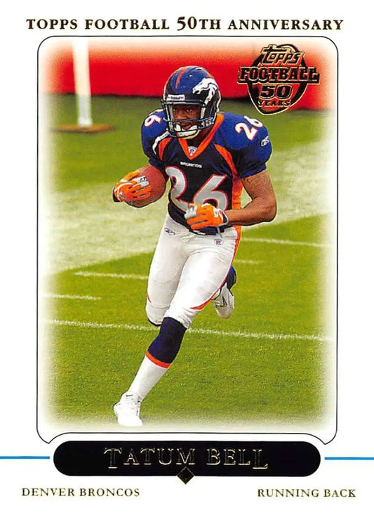 2005 Topps #107 Tatum Bell NM-MT Denver Broncos Football Card - Football Card Single