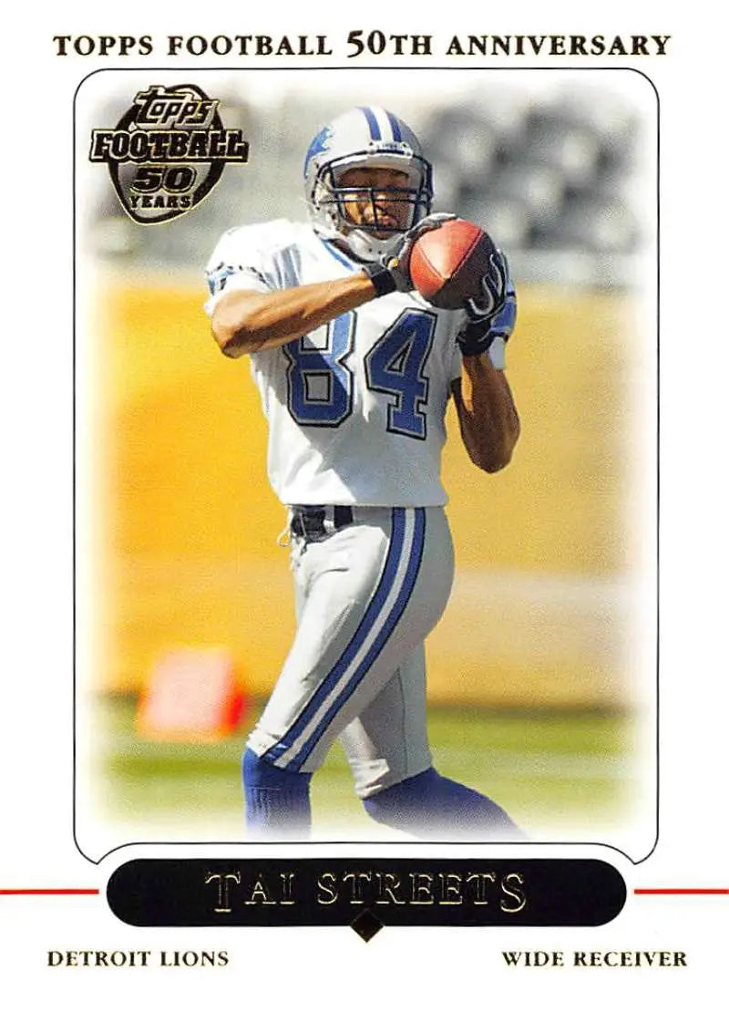 2005 Topps #108 Tai Streets NM-MT Detroit Lions Football Card - Football Card Single