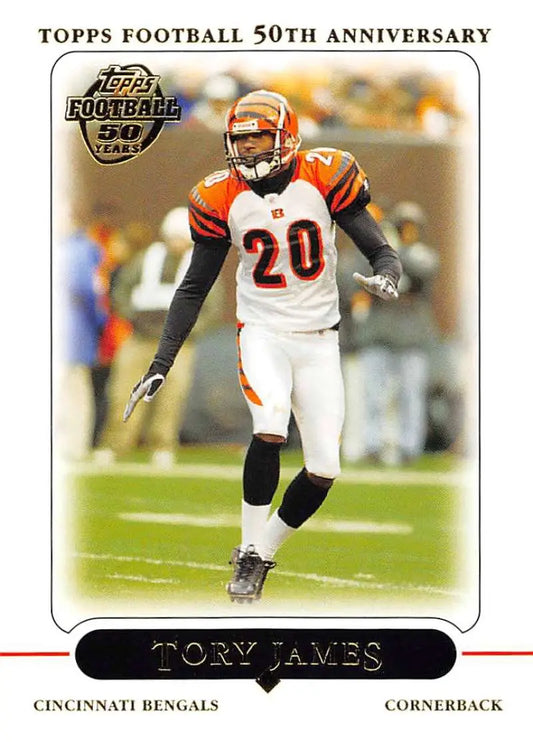 2005 Topps #109 Tory James NM-MT Cincinnati Bengals Football Card - Football Card Single