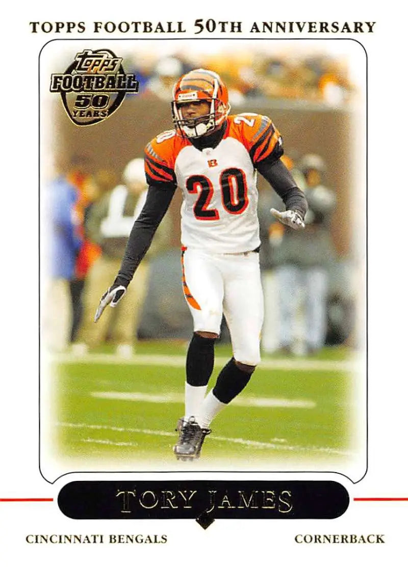 2005 Topps #109 Tory James NM-MT Cincinnati Bengals Football Card - Football Card Single