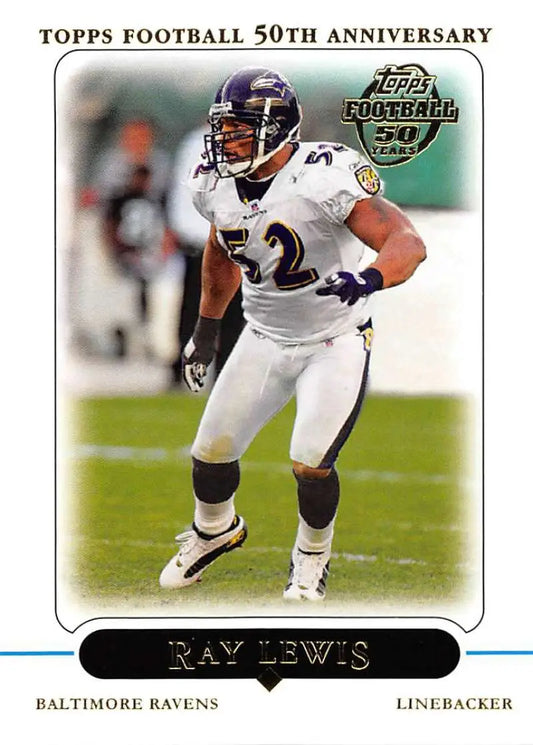 2005 Topps #11 Ray Lewis NM-MT Baltimore Ravens Football Card - Football Card Single
