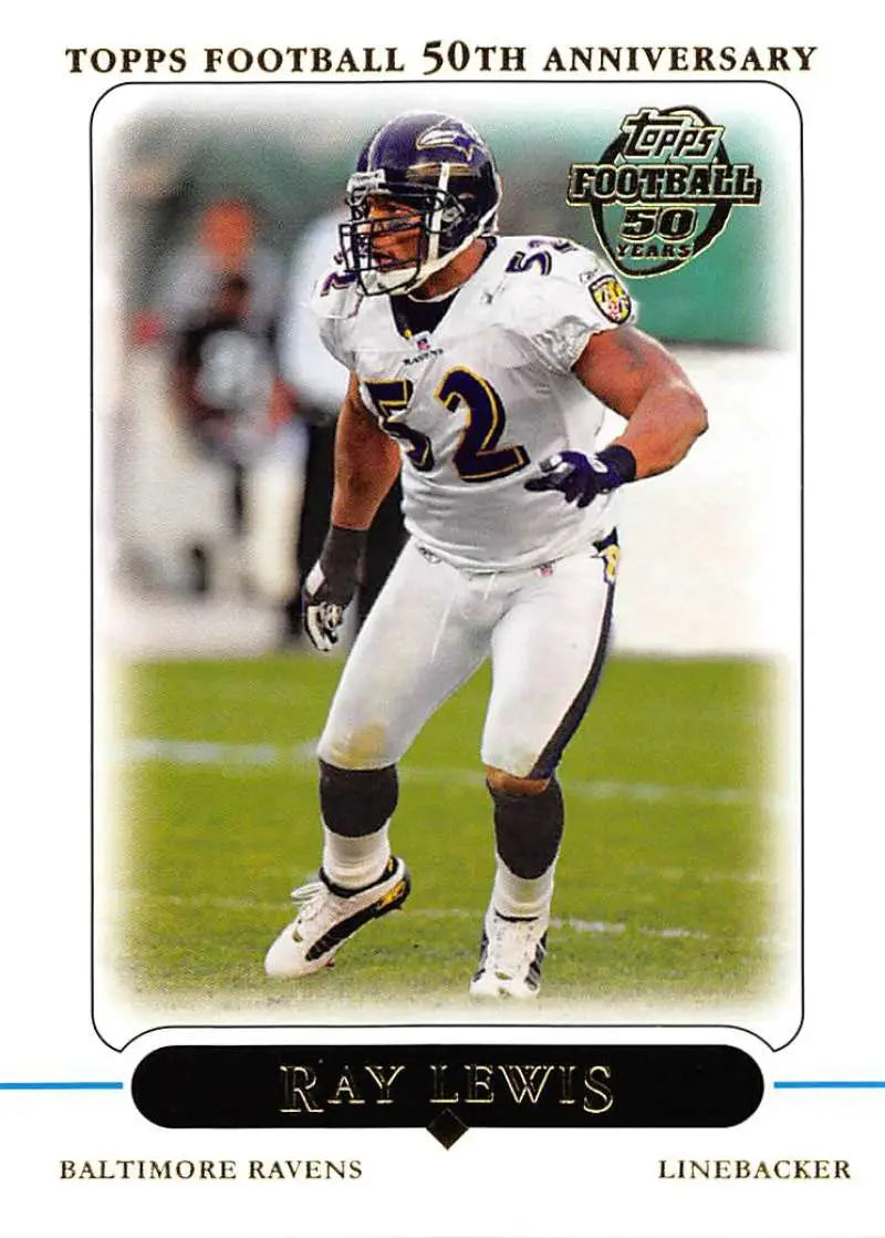 2005 Topps #11 Ray Lewis NM-MT Baltimore Ravens Football Card - Football Card Single