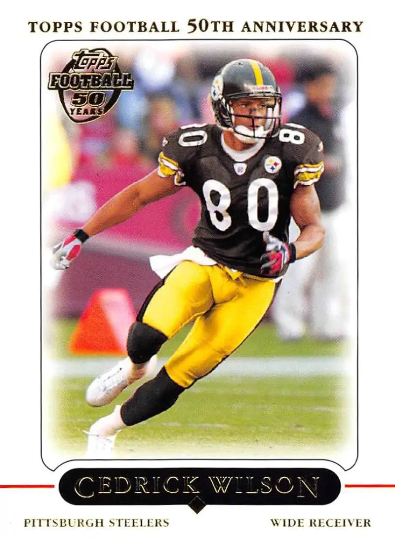 2005 Topps #110 Cedrick Wilson NM-MT Pittsburgh Steelers Football Card - Football Card Single