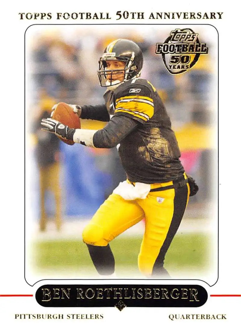 2005 Topps #112 Ben Roethlisberger NM-MT Pittsburgh Steelers Football Card - Football Card Single