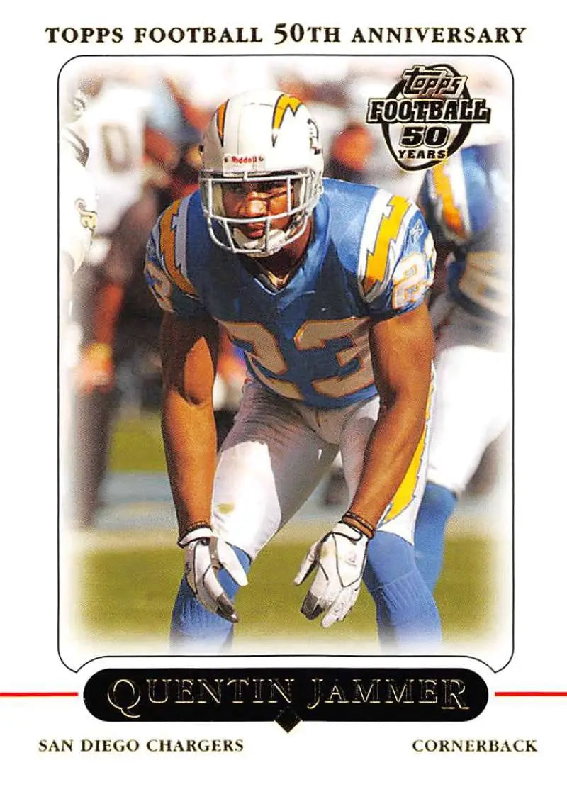 2005 Topps #113 Quentin Jammer NM-MT San Diego Chargers Football Card - Football Card Single