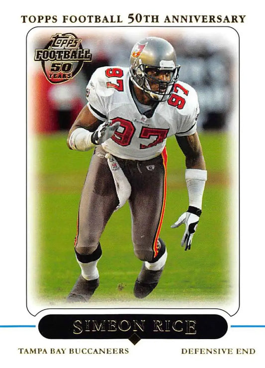 2005 Topps #115 Simeon Rice NM-MT Tampa Bay Buccaneers Football Card