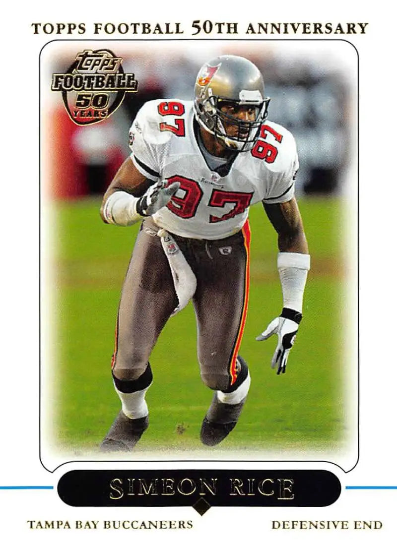 2005 Topps #115 Simeon Rice NM-MT Tampa Bay Buccaneers Football Card - Football Card Single