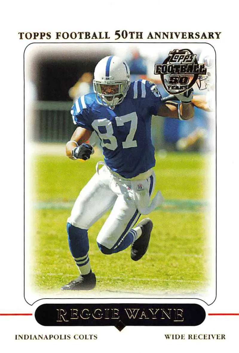 2005 Topps #119 Reggie Wayne NM-MT Indianapolis Colts Football Card - Football Card Single