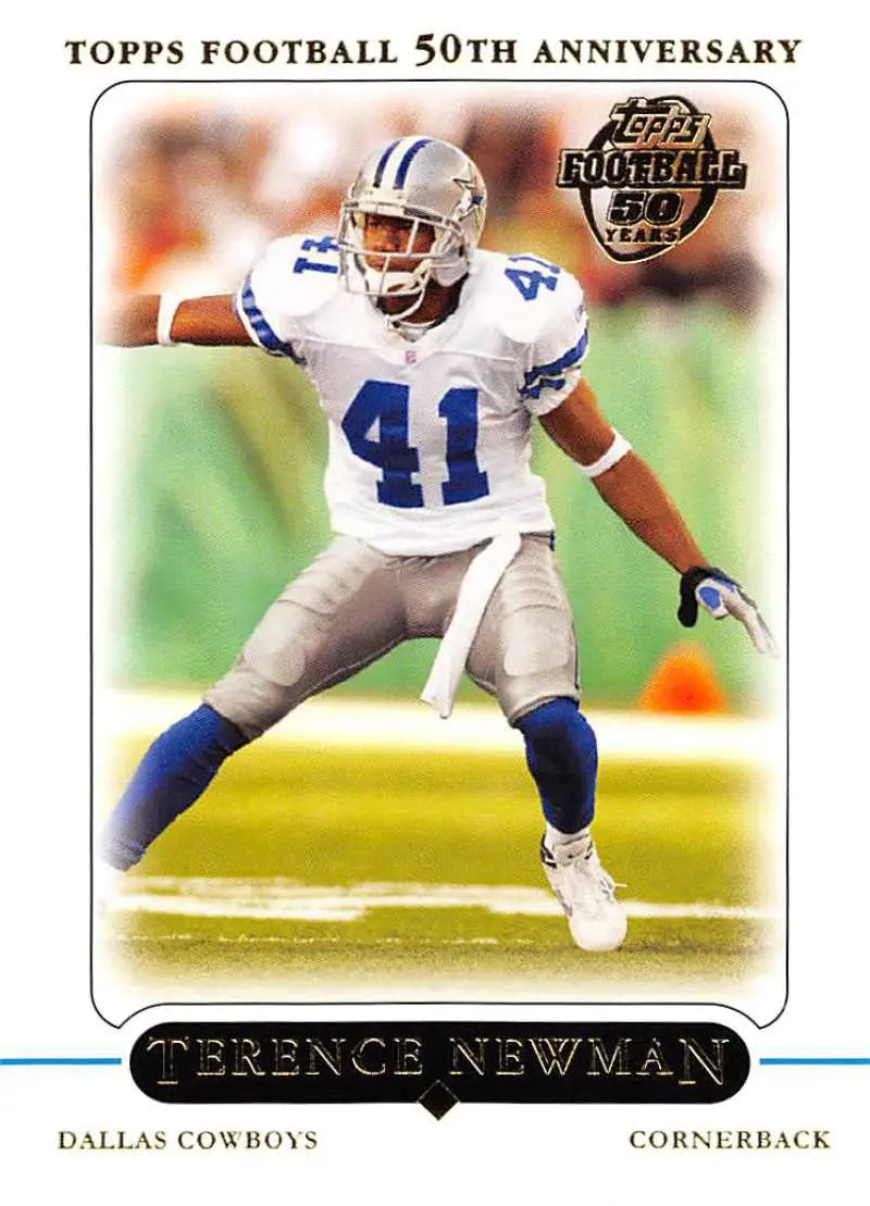 2005 Topps #12 Terence Newman NM-MT Dallas Cowboys Football Card - Football Card Single
