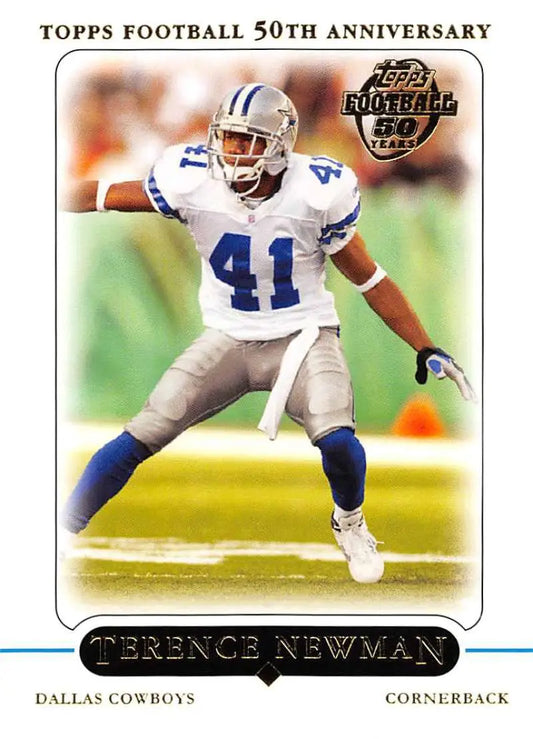 2005 Topps #12 Terence Newman NM-MT Dallas Cowboys Football Card - Football Card Single