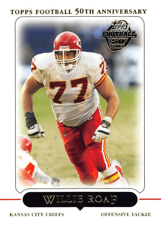 2005 Topps #123 Willie Roaf NM-MT Kansas City Chiefs Football Card - Football Card Single