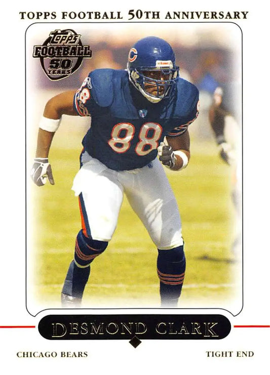 2005 Topps #130 Desmond Clark NM-MT Chicago Bears Football Card - Football Card Single