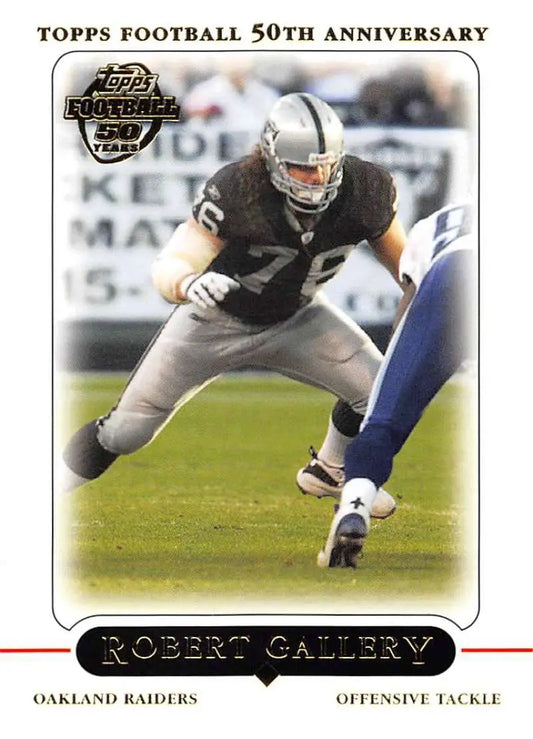 2005 Topps #140 Robert Gallery NM-MT Oakland Raiders Football Card - Football Card Single