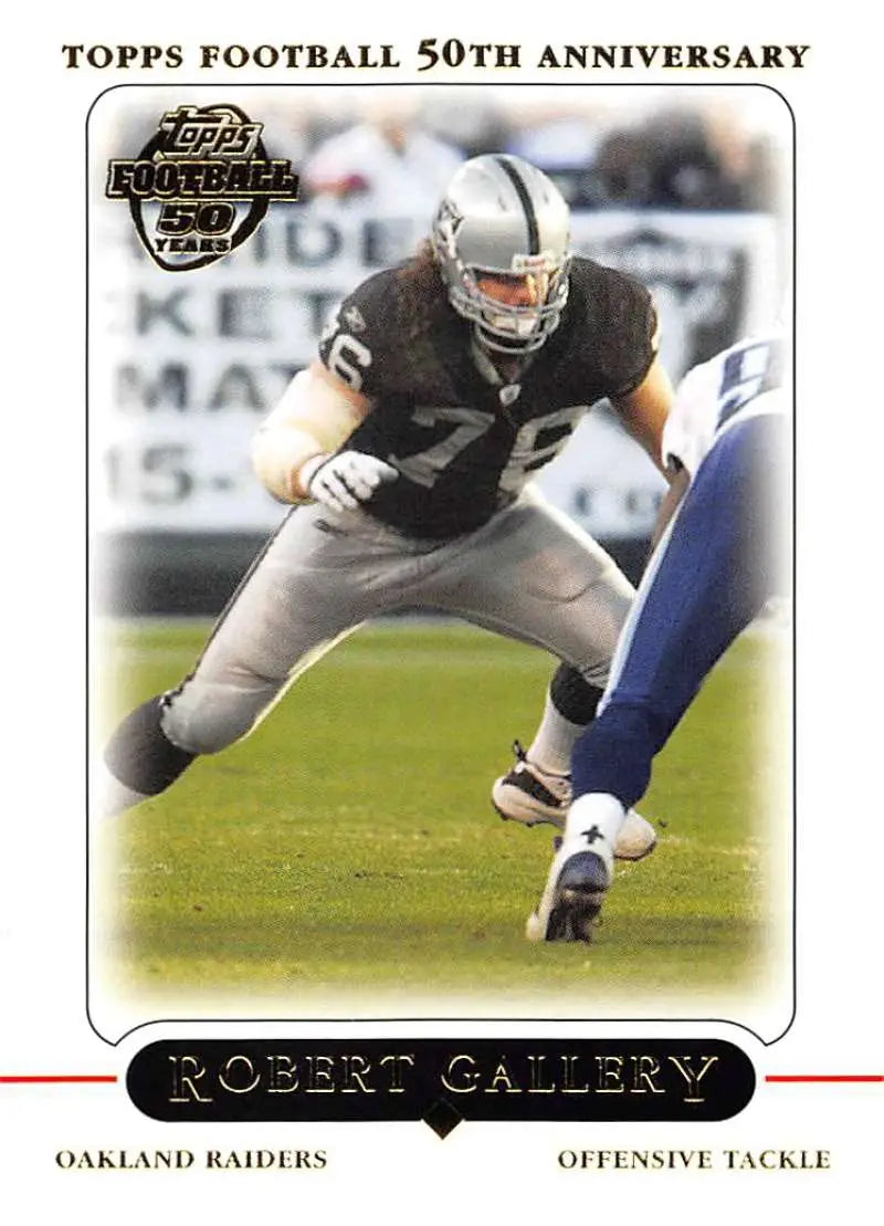 2005 Topps #140 Robert Gallery NM-MT Oakland Raiders Football Card - Football Card Single