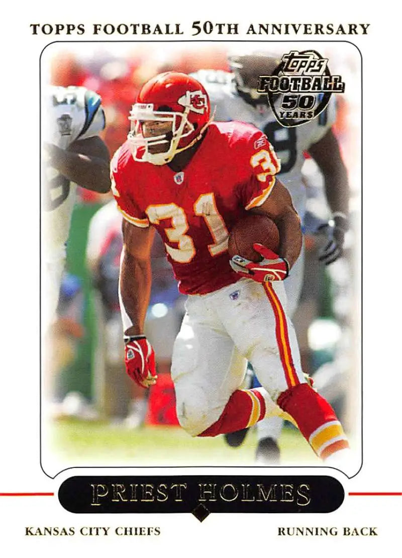 2005 Topps #144 Priest Holmes NM-MT Kansas City Chiefs Football Card - Football Card Single