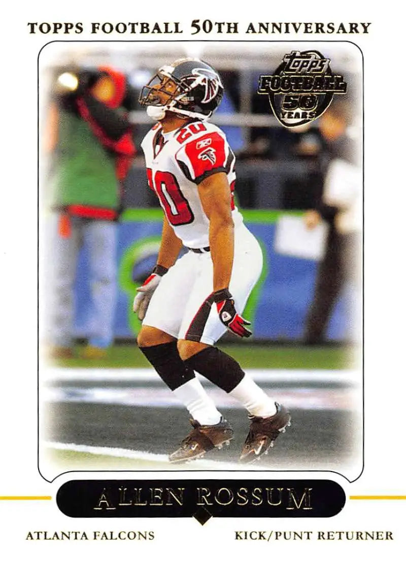 2005 Topps #146 Allen Rossum NM-MT Atlanta Falcons Football Card - Football Card Single