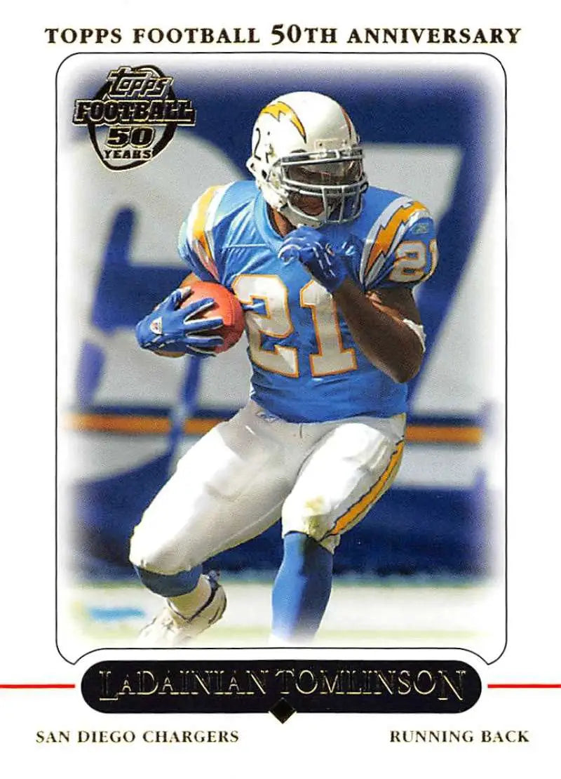 2005 Topps #154 LaDainian Tomlinson NM-MT San Diego Chargers Football Card - Football Card Single