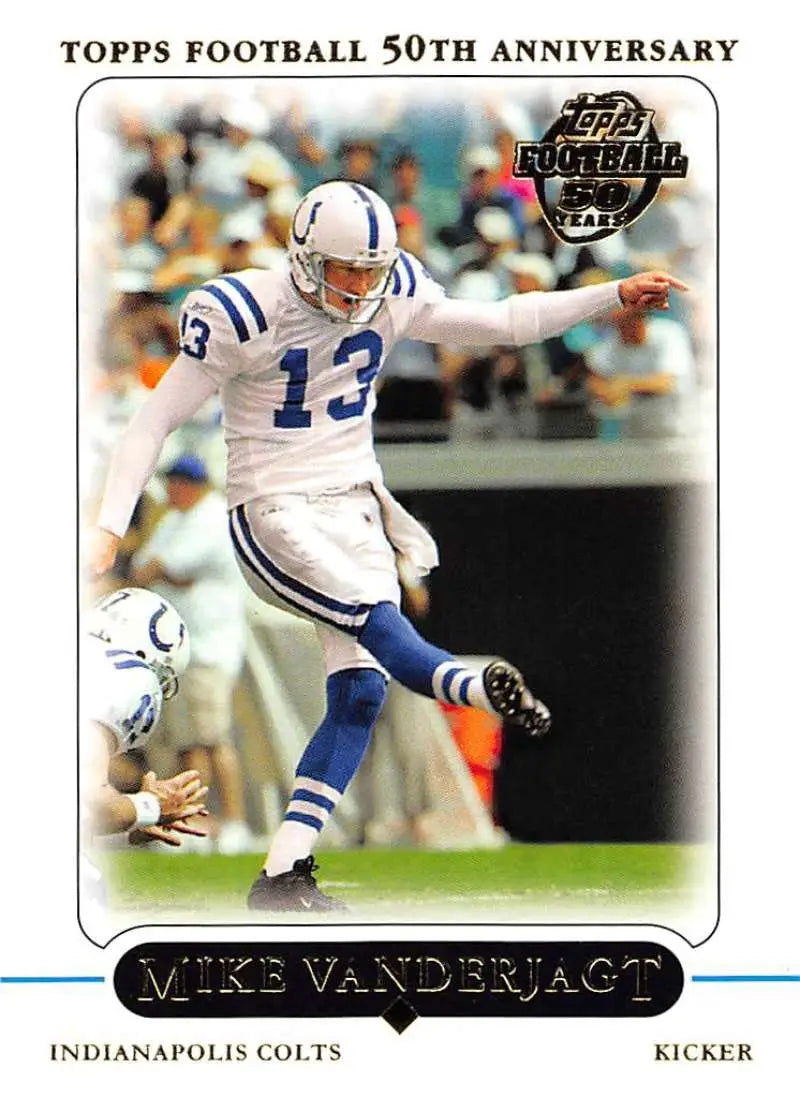 2005 Topps #156 Mike Vanderjagt NM-MT Indianapolis Colts Football Card - Football Card Single