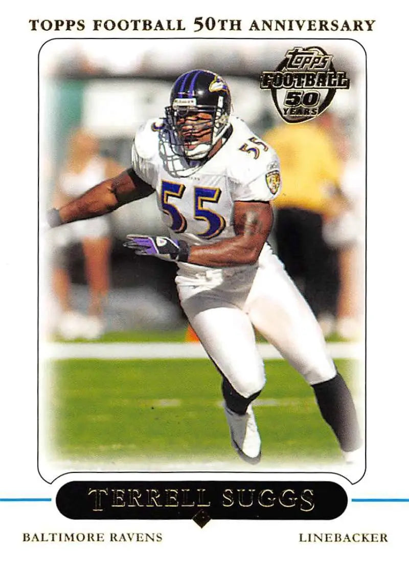 2005 Topps #161 Terrell Suggs NM-MT Baltimore Ravens Football Card - Football Card Single